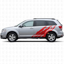 Vinilo decorativo lateral para puerta con gráfico de salpicaduras de barro para Dodge Journey 2009-2020_3