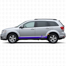 Calcomanía de vinilo con rayas estilo montañas para paneles laterales de Dodge Journey 2009-2020_2