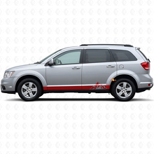 Calcomanía de vinilo con rayas estilo montañas para paneles laterales de Dodge Journey 2009-2020_3