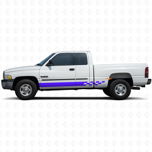 Calcomanía de vinilo con franjas a cuadros para paneles laterales Dodge Ram 1500 1994-2001_2