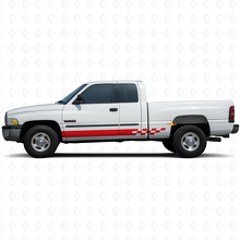 Calcomanía de vinilo con franjas a cuadros para paneles laterales Dodge Ram 1500 1994-2001_3