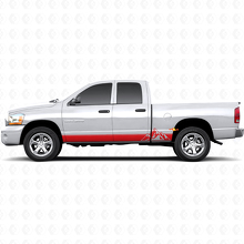 Calcomanía de vinilo para paneles laterales estilo montañas para Dodge Ram 1500 2002-2008_3