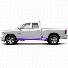 Calcomanía de Vinilo con Rayas Estilo Montañas para Paneles Laterales de Dodge Ram 1500 2011-2018_2