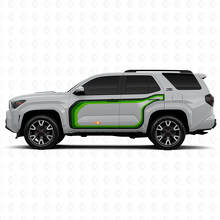 Pegatinas de vinilo gráficas laterales de rayas cerradas para Toyota 4Runner_3