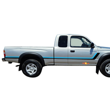 Calcomanía lateral de vinilo de franjas gemelas para Toyota Tacoma 1995-2004_3