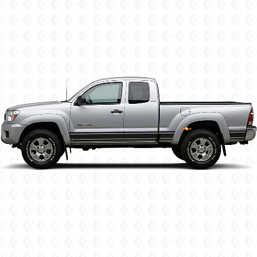 Calcomanía de vinilo para paneles laterales Straight Lines para Toyota Tacoma 2004-2015