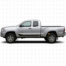 Kit de Calcomanías de Vinilo con Rayas Gemelas para Paneles Laterales para Toyota Tacoma 2004-2015 2