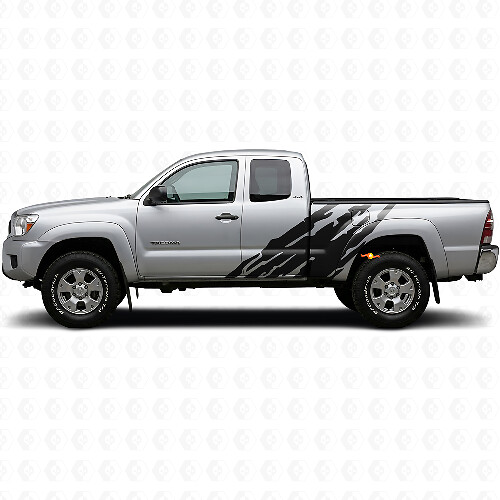 Gráfico lateral de salpicaduras de barro Vinilo adhesivo para Toyota Tacoma 2004-2015