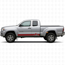 Calcomanía de vinilo para paneles laterales estilo montañas para Toyota Tacoma 2004-2015 3