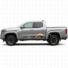 Calcomanía lateral de vinilo gráfica de Sakura japonesa para Toyota Tacoma 2023+ 3