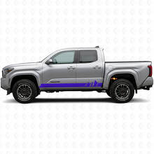 Kit de calcomanías de vinilo con rayas estilo montañas para paneles laterales de Toyota Tacoma 2023+ 2
