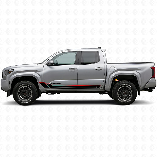 Kit de Calcomanía de Vinilo con Doble Raya para Paneles Laterales para Toyota Tacoma 2023+