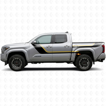 Kit de Calcomanías de Vinilo de Rayas Gemelas para Puertas y Laterales Traseros para Toyota Tacoma 2023+ 2