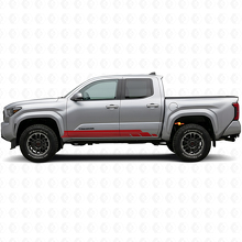 Calcomanía de Vinilo en Panel de la Puerta con Franjas Curvas para Toyota Tacoma 2023+_3