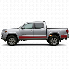 Calcomanía de vinilo para paneles laterales Straight Lines para Toyota Tacoma 2015-2023_3