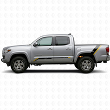 Kit de calcomanías de vinilo con rayas gemelas para puerta y guardabarros trasero para Toyota Tacoma 2015-2023_2