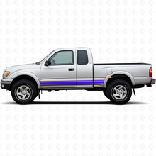 Calcomanía de vinilo para panel rocker de líneas rectas para Toyota Tacoma 1995-2004_2