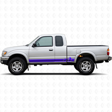 Vinilo de franjas anchas de montañas para paneles laterales para Toyota Tacoma 1995-2004_2