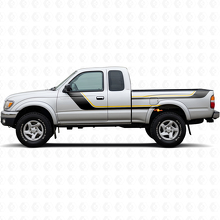 Kit de vinilos de franjas gemelas para puertas y lados traseros para Toyota Tacoma 1995-2004_2