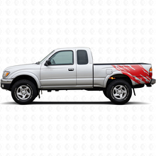 Calcomanía de vinilo gráfico de salpicaduras de barro para la parte trasera lateral de Toyota Tacoma 1995-2004_3