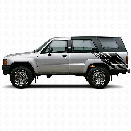 Gráfico de Salpicadura de Barro Vinilo Adhesivo Lateral Trasero para Toyota 4Runner 1984-1989