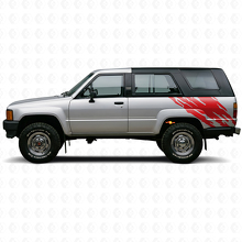 Gráfico de Salpicadura de Barro Vinilo Adhesivo Lateral Trasero para Toyota 4Runner 1984-1989 3