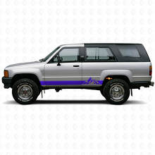 Kit de Calcomanías de Vinilo para Paneles Laterales con Estilo de Rayas de Montañas para Toyota 4Runner 1984-1989_2