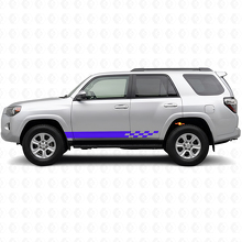 Calcomanía de vinilo con franjas a cuadros para panel inferior de Toyota 4Runner 2009-2024_2