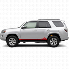 Vinilo Adhesivo de Paneles Laterales con Rayas Finas de Montañas para Toyota 4Runner 2009-2024_3