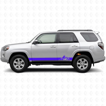 Kit de Calcomanías de Vinilo con Rayas Estilo Montañas para Paneles Laterales de Toyota 4Runner 2009-2024 2