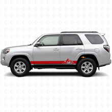 Kit de Calcomanías de Vinilo con Rayas Estilo Montañas para Paneles Laterales de Toyota 4Runner 2009-2024 3