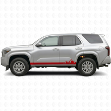 Vinilo Adhesivo para Paneles Laterales con Franjas Finas de Montañas para Toyota 4Runner 2024+ 3