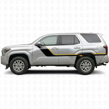 Kit de calcomanías laterales de vinilo con rayas gemelas para Toyota 4Runner 2024+_2