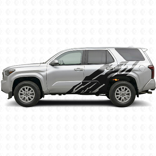 Adhesivo de vinilo lateral con gráfico de salpicadura de barro para Toyota 4Runner 2024+ 1