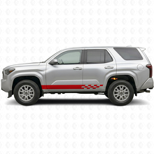 Calcomanía de Vinilo para Panel Lateral con Rayas a Cuadros para Toyota 4Runner 2024+_3