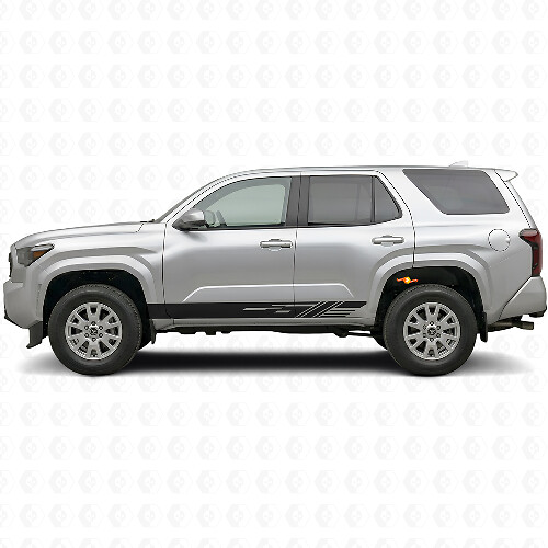 Calcomanía de vinilo con franjas decoradas para el panel lateral de Toyota 4Runner 2024+