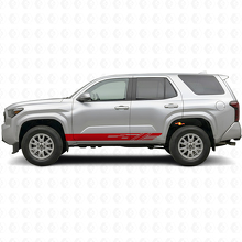 Calcomanía de vinilo con franjas decoradas para el panel lateral de Toyota 4Runner 2024+_3