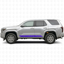 Vinilo con calcomanía de franjas estilo topográfico para puertas para Toyota 4Runner 2024+ 2