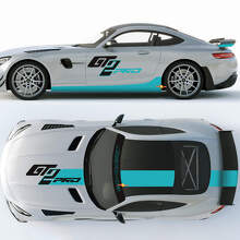 Kit de Calcomanías de Vinilo para Capó, Techo y Maletero Racing GT2 Pro para Mercedes AMG GT_5