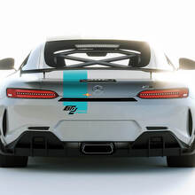 Kit de Calcomanías de Vinilo para Capó, Techo y Maletero Racing GT2 Pro para Mercedes AMG GT_6