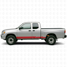 Vinilo adhesivo para paneles laterales con rayas entrelazadas para Toyota Tundra 1999-2006 3