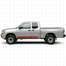 Calcomanía de vinilo para puertas con franjas estilo topográfico para Toyota Tundra 1999-2006 3
