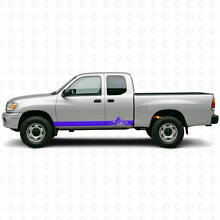 Kit de Calcomanías de Vinilo con Rayas Estilo Montañas para Paneles Laterales de Toyota Tundra 1999-2006 2