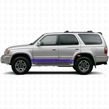 Calcomanía de vinilo para paneles laterales con franjas entrelazadas para Toyota 4Runner 1995-2002_2