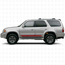 Calcomanía de Vinilo en Rayas de Estilo Topográfico para Puertas Toyota 4Runner 1995-2002_3