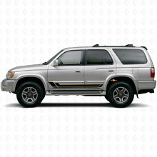 Kit de calcomanías de vinilo con franjas gemelas para paneles laterales de Toyota 4Runner 1995-2002_2