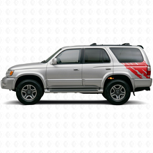 Adhesivo de vinilo gráfico de salpicaduras de barro lateral trasero para Toyota 4Runner 1995-2002_3