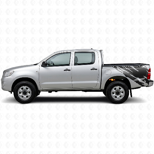 Gráfico de Salpicadura de Barro Vinilo Adhesivo Lateral Trasero para Toyota Hilux 2004-2015