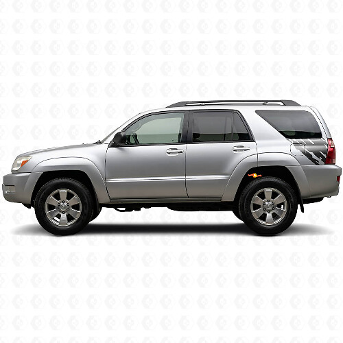Kit de pegatinas vinílicas gráficas de salpicaduras de barro para el lateral de la cama para Toyota 4Runner 2002-2009_1