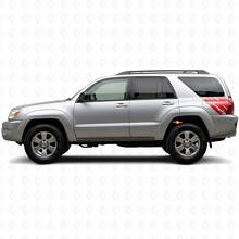 Kit de pegatinas vinílicas gráficas de salpicaduras de barro para el lateral de la cama para Toyota 4Runner 2002-2009_3